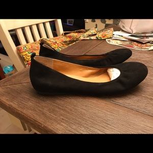 Nine West Black Suede, Flat